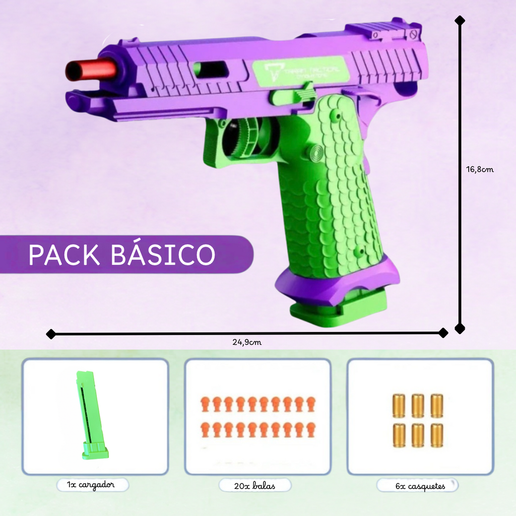 NeonShot pistola antiestrés